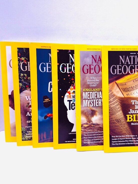 Other - Vintage 2011 National Geographic Magazine Complete Lot of 6 July-December 2011
